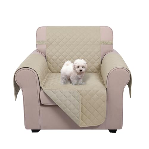 Reversible Recliner Chair Covers (Sand/Beige / 23''armchair)