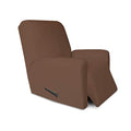 Stretc Recliner Chair Covers Fleece Soft Couch Covers for Sofa (Small Recliner Chair / Brown)