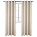 Champagne Room Darkening Curtains 95 Inch for Living Room (Champagne / 52"W x 95"L (Pack of 2))