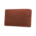 Velvet Stretch Individual Couch Cushion Cover Plush Slipcover for Loveseat Sofa Furniture Protector Seat Cover (Rust / 1 Cushion Loveseat)