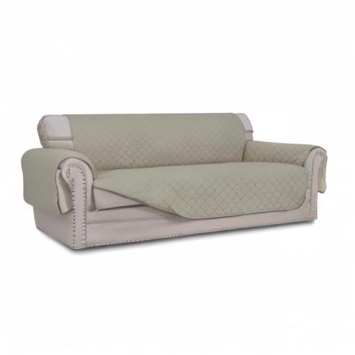 Reversible Couch Cover (Beige/Beige / Large Sofa)