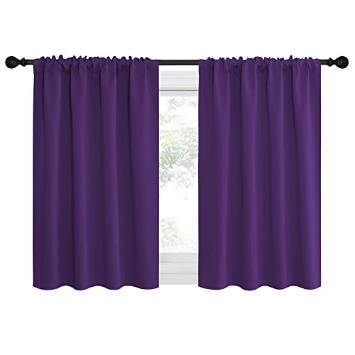 RV Blackout Curtains for Camper Windows (Royal Purple / 42"W x 36"L (Pack of 2))