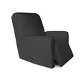Stretc Recliner Chair Covers Fleece Soft Couch Covers for Sofa (Small Recliner Chair / Dark Gray)