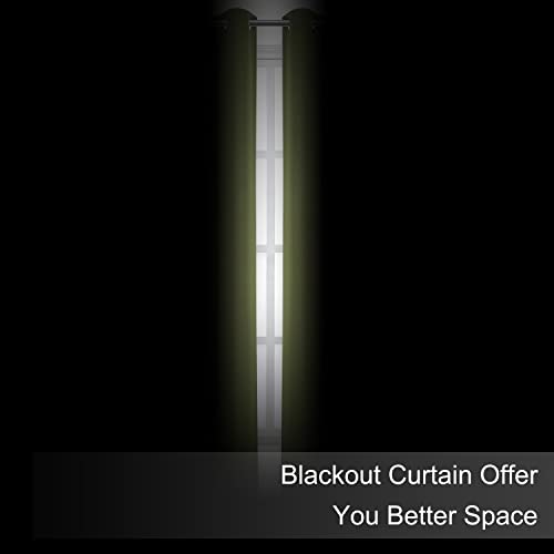 Blackout Curtains 38 x 84 inch (Olive Green / 38"W x 84"L (Pack of 2))