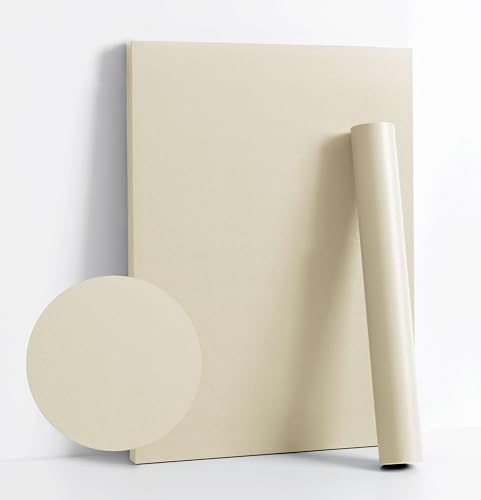 78.7''x17.7'' White Peel and Stick Wallpaper Contact Paper Modern Self Adhesive Wall Paper Removable Renter Friendly Textured Solid Color Cabinet Vinyl Roll (Ru Kiln White / 17.7" x 78.7")