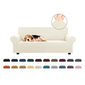 Stretch Loveseat Couch Cover (Beige / Medium)