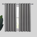 Silver Grey Blackout Curtain Panels for Bedroom (Silver Gray / 70"W x 54"L (Pack of 2))