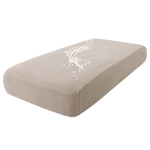 Waterproof Couch Cushion Covers for Pets (Taupe / Medium)