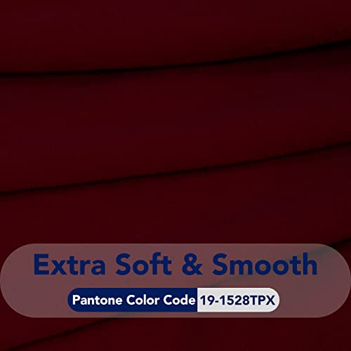 Super Stretch 3 Seats Recliner Sofa Couch Cover with Pocket (Large Recliner Sofa / Wine)