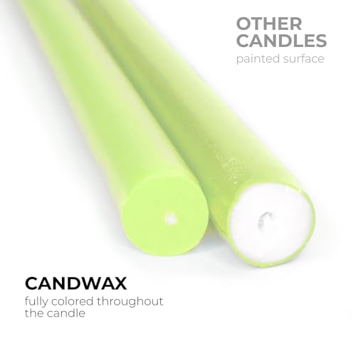 10 inch Olive Taper Candles Set of 4 (Tapered 10 inch / Olive)