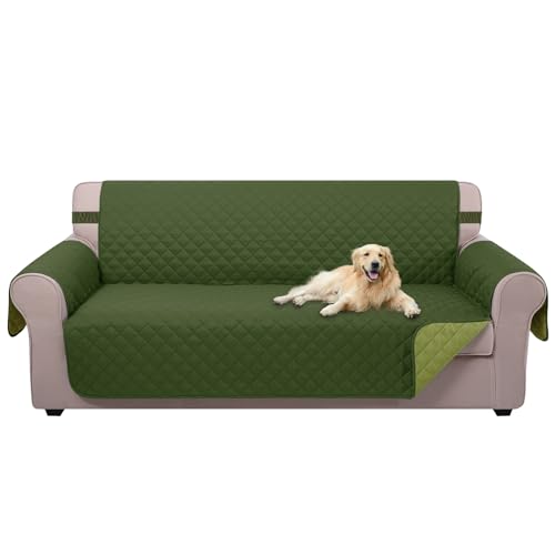 4 Seater Sofa Cover 91''Large Couch Cover (Huntergreen/Sage / 91''sofa Xxl - Xxl Large)