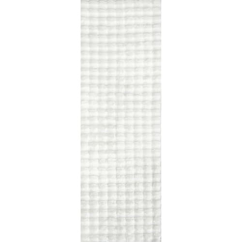 Jeni Off White Checkered Washable Runner Rug (Jeni Off White / 2'6" x 8' (Rectangular))