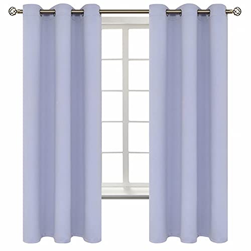 Lavander Room Darkening Curtains 63 Inch for Bedroom (Lavander / 42"W x 63"L (Pack of 2))