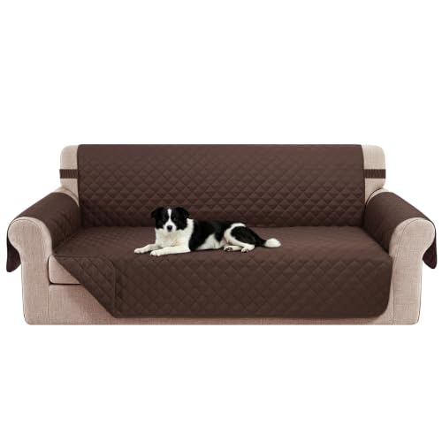 Oversized Sofa Cover for 3 Cushion (Chocolate/Chocolate / Sofa Xl - Xl Large (78"))
