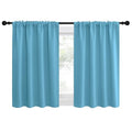 RV Blackout Curtains for Camper Windows (Teal Blue / 42"W x 36"L (Pack of 2))
