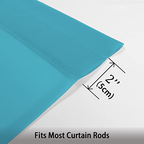 Marine Sheer Curtains 96 Inch Length (Marine / 42"W x 96"L (Pack of 2))
