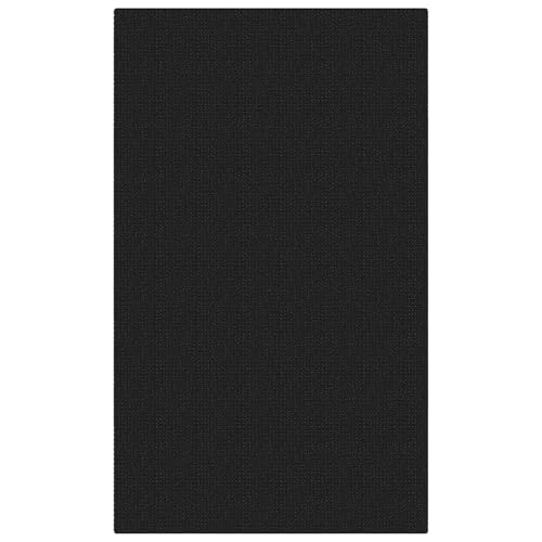 Rugs for Entryway 3x5 ft Washable Area Rug Non Slip Rubber Backed Entry Rug Woven Indoor Door Mat Cotton Kitchen Rugs Floor Carpet for Entryway (Black/Dark Grey / 3' x 5' (Rectangular))