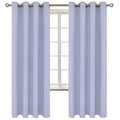 Room Darkening Curtains 72 Inches Long (Lavander / 52"W x 72"L (Pack of 2))