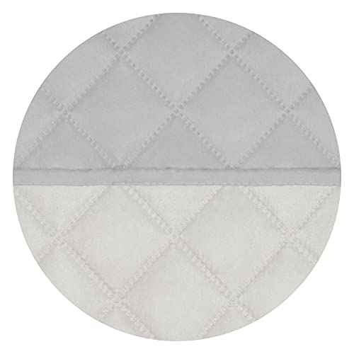 Reversible Chair Sofa Cover Dog Couch Covers for Sofa (Small / Light Gray/Ivory)