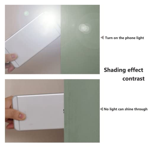 100% Blackout Curtains 54 inches Long (Greyish Green / 46"W x 54"L (Pack of 2))