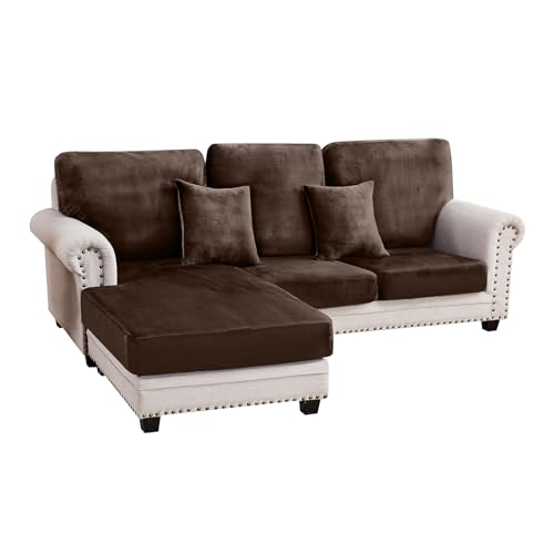 Couch Cover 3 (Coffee / 2 Seater + Chaise)