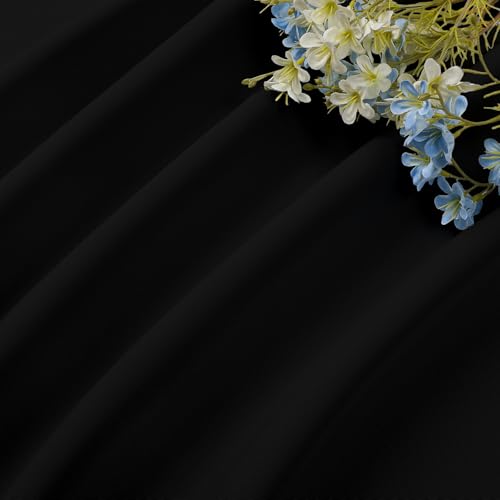 Custom Blackout Curtains for Bedroom Living Room (Black / Customsize)