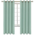 Blackout Curtains (Frosty Green / 52"W x 72"L (Pack of 2))