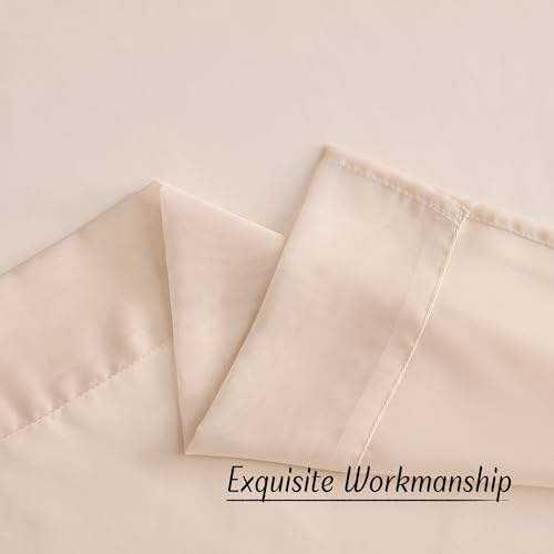 Taupe Sheer Curtains 72 inches Long (Taupe / 54"W x 72"L (Pack of 2))