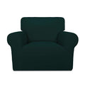 Super Stretch Chair Covers Fleece Couch Covers for Sofa Deep Teal (Small Chair / Deep Teal)