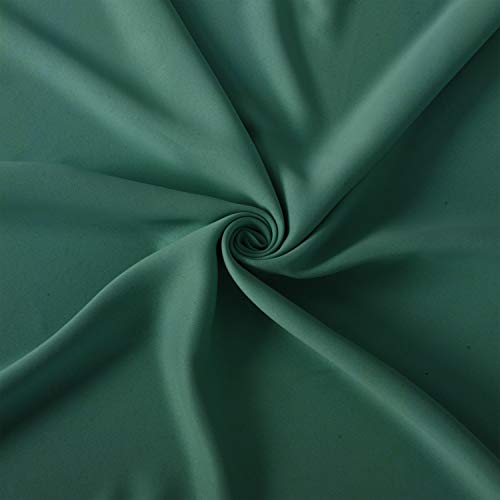 Dark Green Bedroom Blackout Curtains (Green / 38"W x 63"L (Pack of 2))