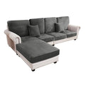 Couch Cover 4 (Grey / 3 Seater + Chaise)