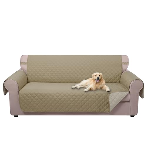 4 Seater Sofa Cover 91''Large Couch Cover (Light Camel/Beige / 91''sofa Xxl - Xxl Large)