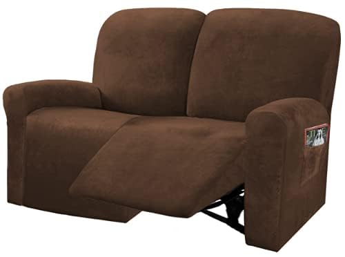 Reclining Love Seat Slipcover (Chocolate)