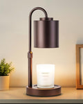 Dimmable Candle Warmer Lamp with Timer (Coffee)