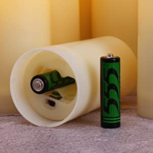 12 Pack Flameless Candles Battery Operated Waterproof Led Candles (12 Pack Ivory)