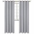 Light Grey Room Darkening Curtains 95 Inch for Living Room 2 Panels (Light Grey / 52"W x 95"L (Pack of 2))