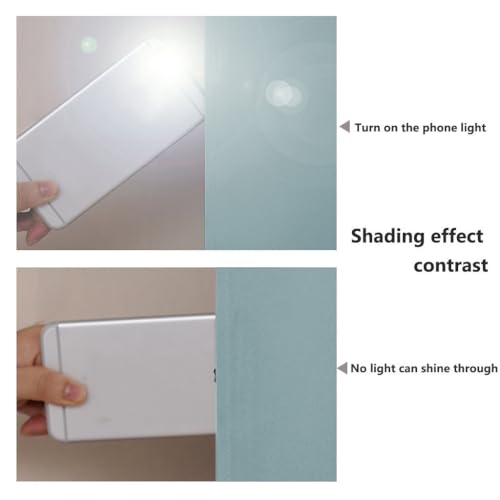 100% Blackout Curtains 84 inches Long (Sky Blue / 52"W x 84"L (Pack of 2))