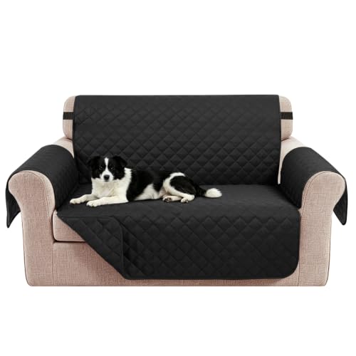 Reversible Recliner Chair Covers (Black/Black / 23'' Chair)