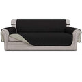 Reversible Couch Cover (Black/Beige / X-Large Sofa)