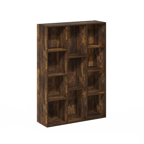 LUDER Book Shelf (Amber Pine / 11-Cube)