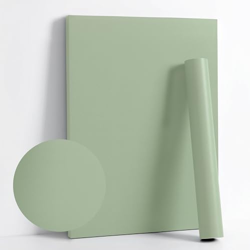 78.7''x17.3'' Green Skin Peel and Stick Wallpaper Contact Paper Modern Self Adhesive Wall Paper Removable Renter Friendly Textured Solid Color Vinyl Roll (Light Green Skin / 17.3" x 78.7")