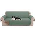 Oversized Sofa Cover for 3 Cushion (Greyish Green/Taupe / Sofa Xl - Xl Large (78"))