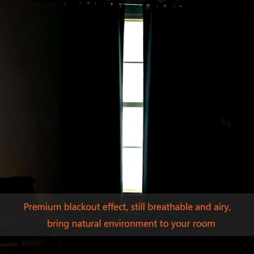 Blackout Patio Curtains 100 x 84 Inches for Sliding Door Extral Wide Blackout Curtain Panels Thermal Insulated Room Divider (100"W x 84"L (Pack of 1) / Olive)