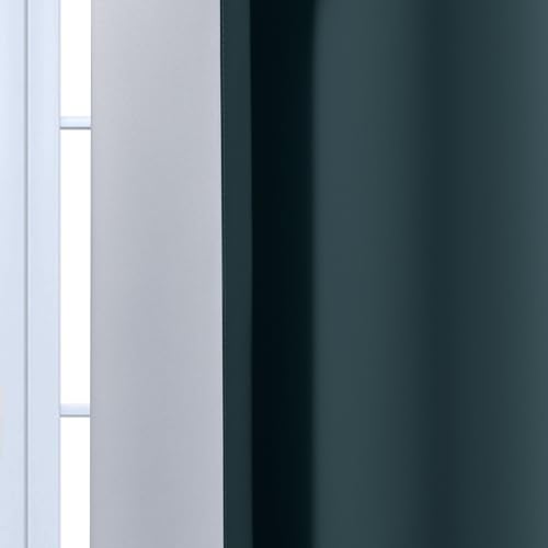 Ombre Curtains Stone Blue and Greyish White for Living Room (52"W x 84"L (Pack of 2) / Stone Blue)