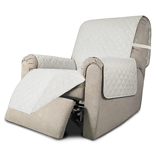 Reversible Couch Cover (Ivory/Ivory / Medium Recliner)