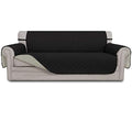 Reversible Couch Cover (Black/Beige / Large Sofa)