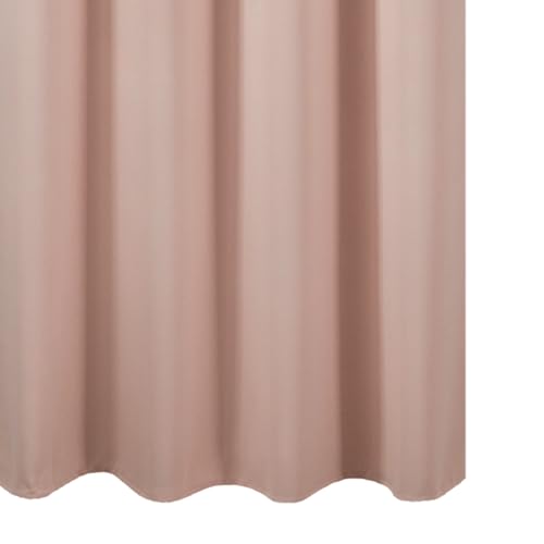 Blackout Curtains 66 x 54 Inch Long Blush Curtains Set of 2 Panels Room Darkening Curtains for Bedroom and Living Room (Blush / 66"W x 54"L (Pack of 2))