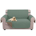 Loveseat Sofa Cover for 2 Cushion Couch (Greyish Green/Taupe / 45''loveseat-small)
