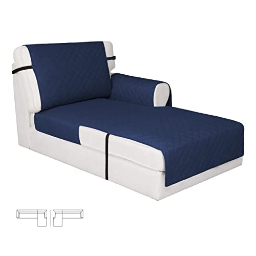 Reversible Couch Cover (Navy/Navy / Medium Lounge Chaise)