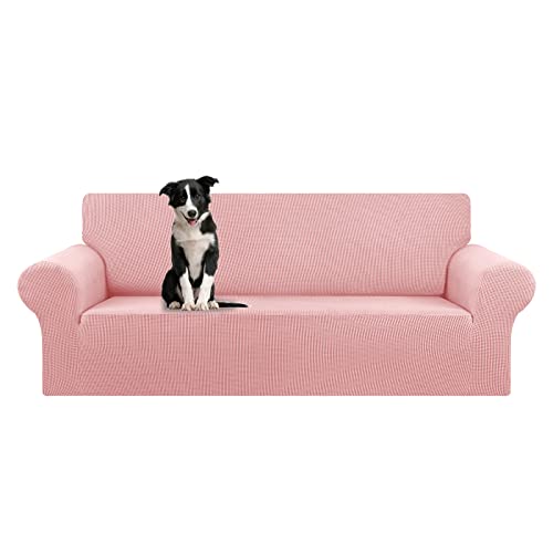 Stretch Oversized Couch Covers for Sofa Slipcover (Dusty Pink / X-Large)